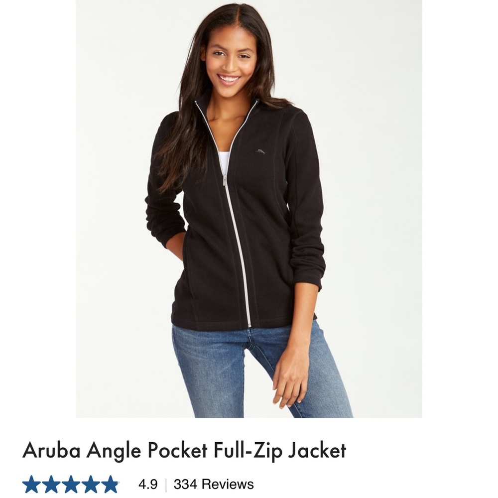 Tommy Bahama Aruba Angle Pocket Full-Zip Jacket